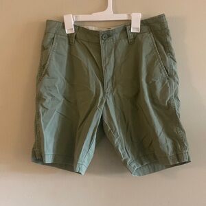 Green Khaki Shorts